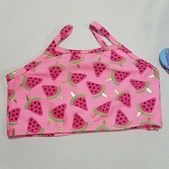 Freestyle Swimsuit Girls Size 24 months Toddler Bikini Pink Watermelon - Picture 3 of 6